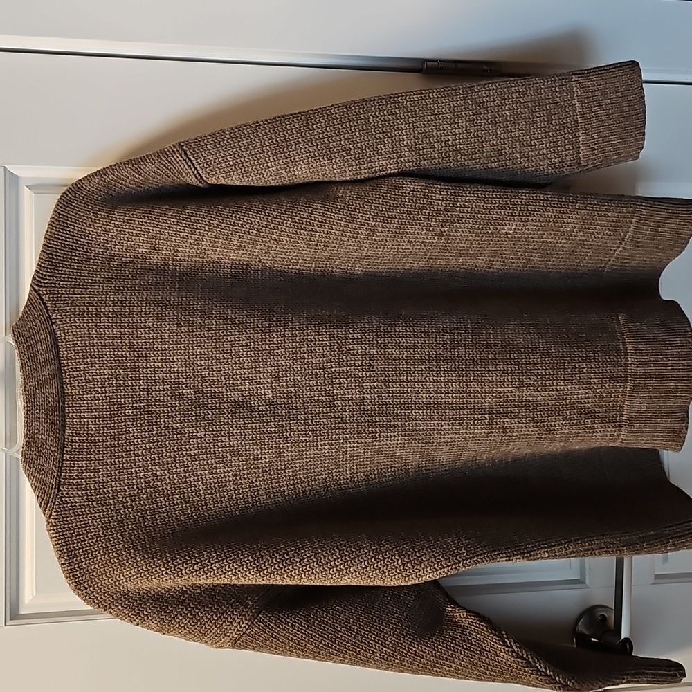 First Rite Wool Cardigan Bark Large Sold Out! Andean Highland Wool - Picture 5 of 7